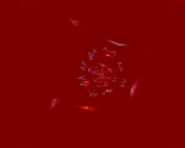 Terowongan Neon Ledakan Kaleidoskop Fraktal VJ Loop 5:4 Industrial 60fps Screensaver