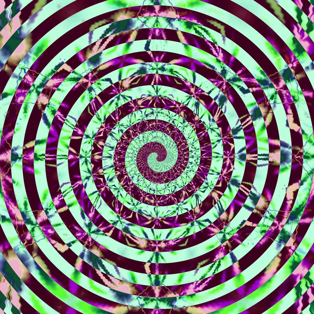 Terowongan Neon Spiral Vortex VJ Loop 1:1 Square 60fps Screensaver