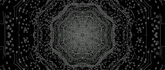 Terowongan Neon Bercahaya Screensaver 21:9 Ultrawide 60fps VJ Loop Screensaver PC