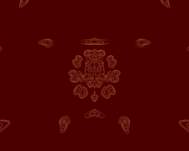 Terowongan Neon Crimson Mandala VJLoops 5:4 Industrial 60fps Screensaver