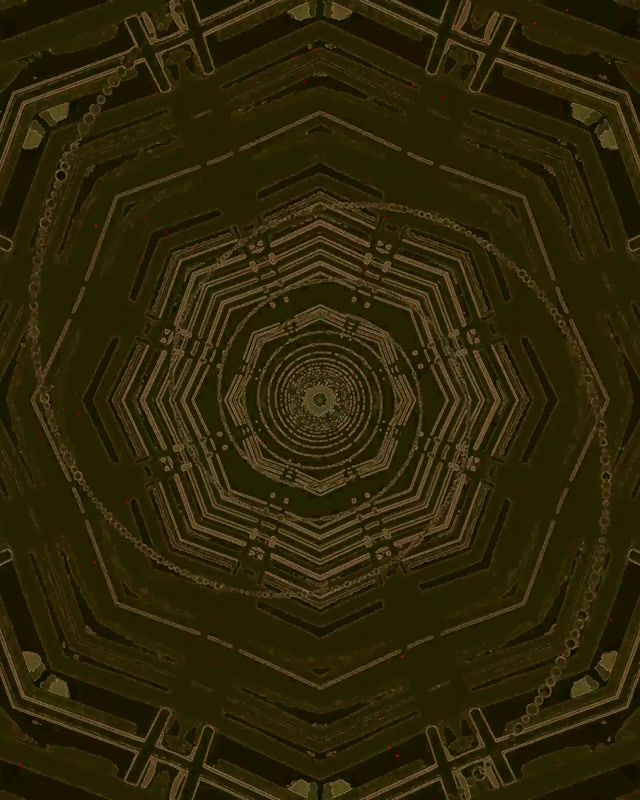 Terowongan Neon Oktagon Spiral VJLoops 4:5 Instagram 60fps Screensaver