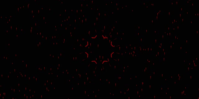 Terowongan Neon Merah Screensaver 60fps 2:1 Univisium VJ Loop PC Laptop