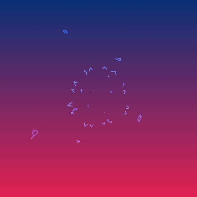 Terowongan Neon Mandala Kaleidoskop 1:1 Square 60fps Screensaver Vj Loop