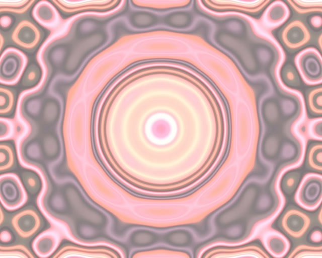 Terowongan Neon Loop Riak Peach Pink 60fps 5:4 industrial Screensaver VJLoops