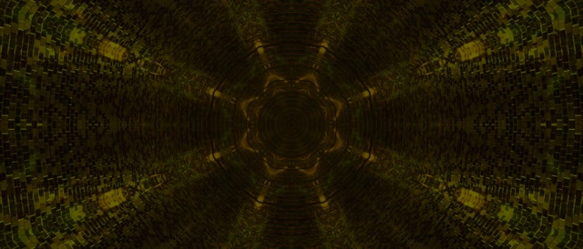 Terowongan Neon Spiral Mozaik Screensaver 21:9 Ultrawide 60fps VJ Loop