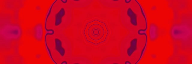Terowongan Neon Merah Octagon Vortex 3:1 Triple Wide 60fps Screensaver Vj Loop