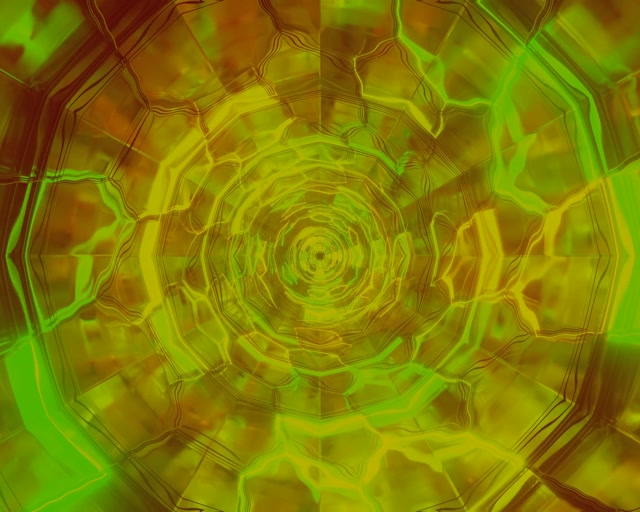 Terowongan Neon Vortex Poligon Spiral VJ Loop 5:4 Industrial 60fps Screensaver
