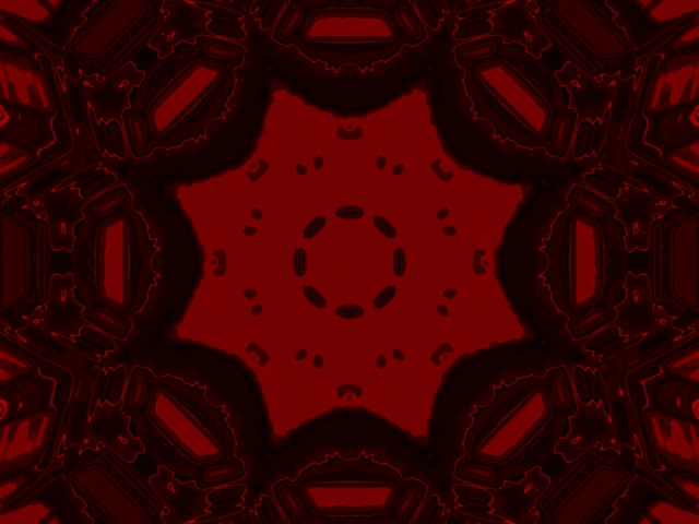 Terowongan Neon Heksagon Merah Orbit VJ Loop 4:3 Classic 60fps Screensaver