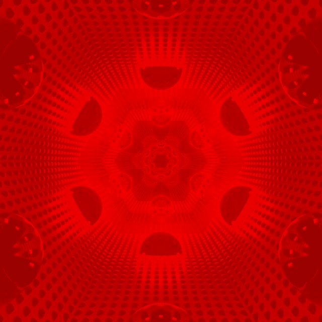 Terowongan Neon Merah Ledakan Bintang VJLoops 1:1 Persegi 60fps Screensaver