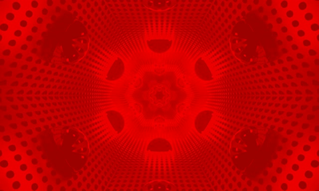 Terowongan Neon Merah Grid Heksagon VJLoops 5:3 Lebar 60fps Screensaver