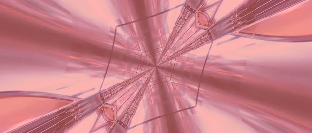 VJ Loop Terowongan Neon Ledakan Kaleidoskop Pink 21:9 Ultrawide 60fps Screensaver