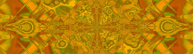 Terowongan Neon Kaleidoskop Fractal Emas VJLoops 32:9 Super Ultrawide 60fps Screensaver