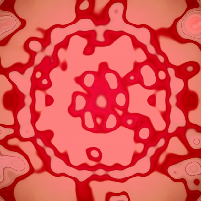 Terowongan Neon Mekar Amuba Pink 1:1 Square 60fps Screensaver Vj Loop