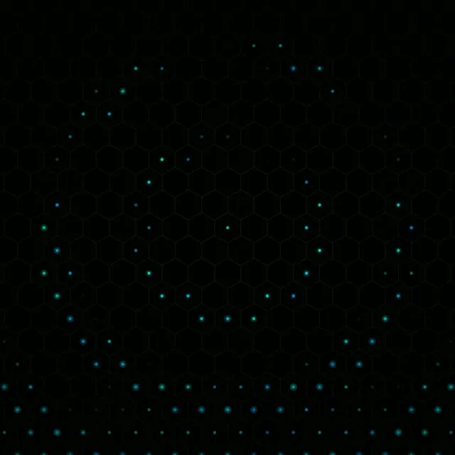 1:1 Square | Cyan Glowing Particles 60fps Screensaver Motion Background