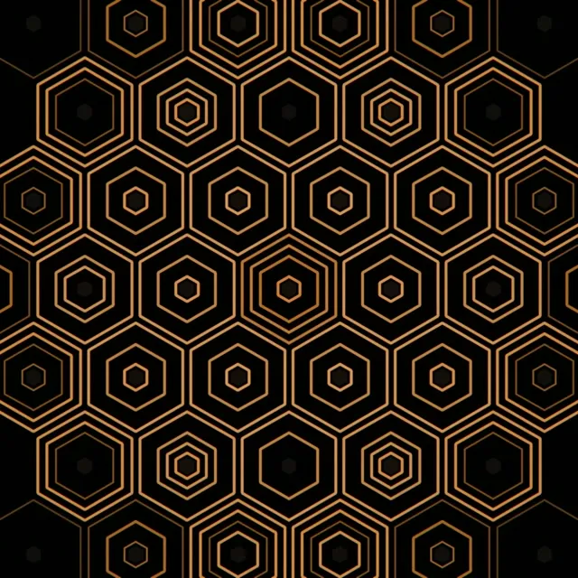 1:1 Square | Geometric Hexagons 60fps Live Wallpaper Screensaver