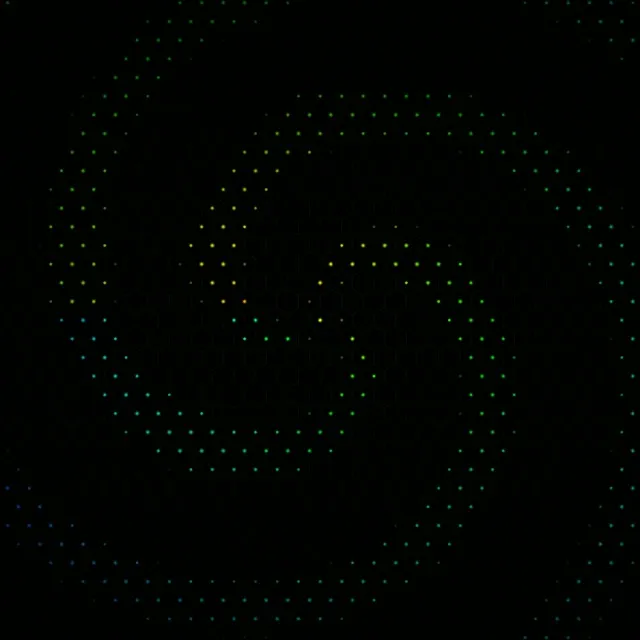 1:1 Square | Glowing Particles 60fps Screensaver Motion Background Loop