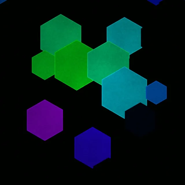 1:1 Square Hexagon 60fps Screensaver Motion Background | Colorful Animated Loop