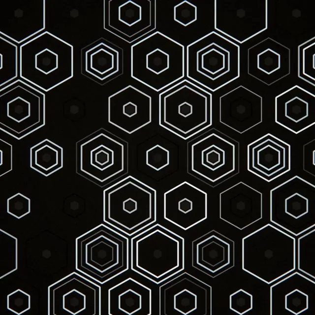 1:1 Square | Hexagon Motion Graphics 60fps Screensaver VJ Background