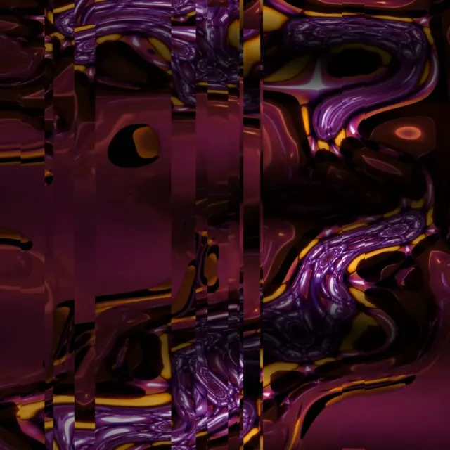 1:1 Square neon tunnel 60fps screensaver vj loop gold mandala burst