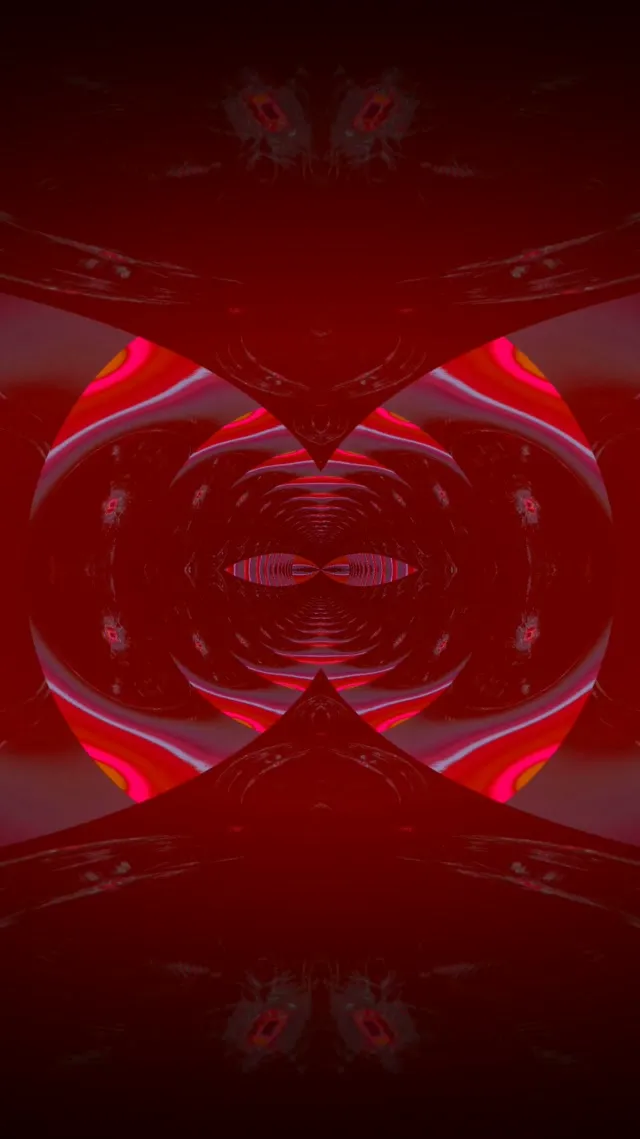 10 hour neon tunnel red geometric vortex 9:16 reels 60fps screensaver vj loop