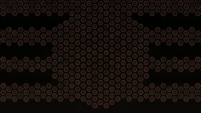 4K UHD 60fps Brown Hexagon Pulsing Screensaver VJ Loop