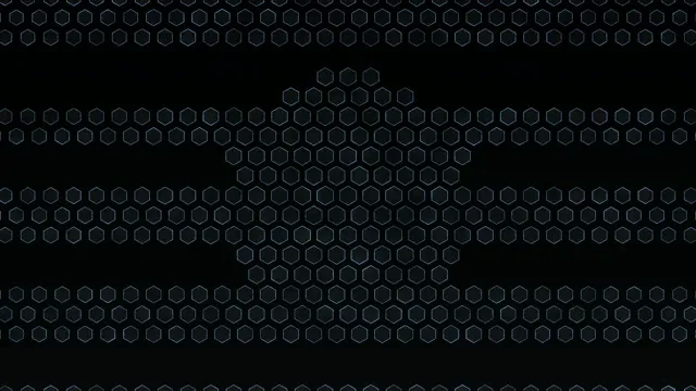 4K UHD 60fps Cyan Hexagon Pulsing Screensaver PC VJ Loop