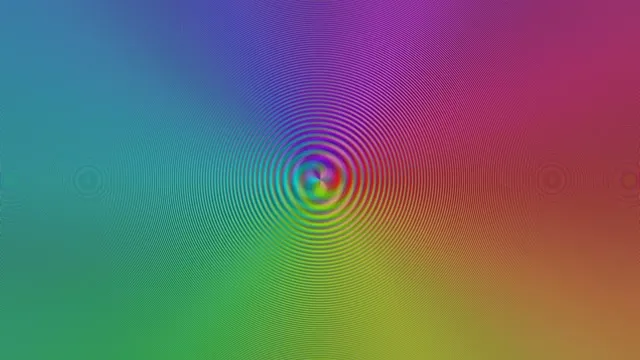 4K UHD 60fps Hypnotic Magenta Cyan Spiral Screensaver VJ Loop