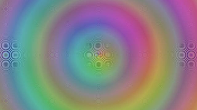 10 hours 4K UHD 60fps Hypnotic Spiral Screensaver - Magenta Cyan Gold VJ Loop