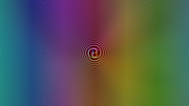 4K UHD 60fps Magenta Cyan Gold Spiral Pulsing Screensaver VJ Loop