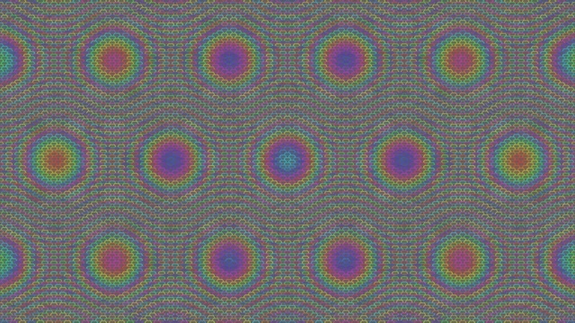 4K UHD 60fps Magenta Cyan Hexagon Kaleidoscope Pulsing VJ Loop Screensaver