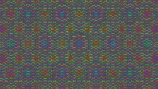 4K UHD 60fps Magenta Cyan Hexagon Pulse Screensaver Windows 11 VJ Loop