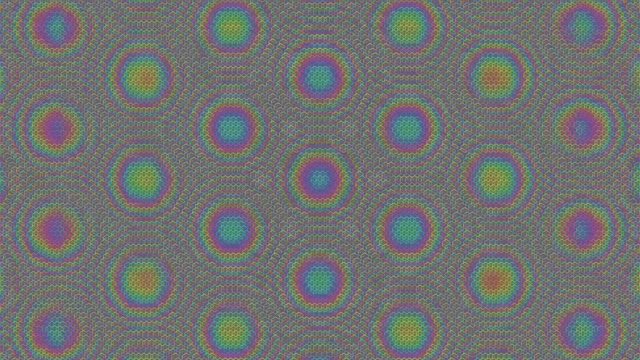 4K UHD 60fps Magenta Cyan Hexagon Pulsing Kaleidoscope Screensaver VJ Loop