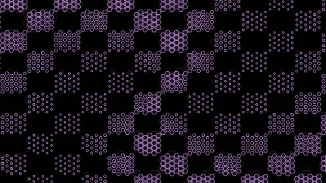 4K UHD 60fps Magenta Hexagon Screensaver VJ Loop Windows