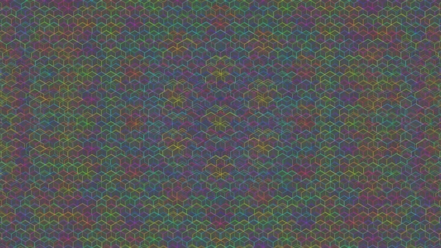 4K UHD 60fps Neon Hexagon VJ Loop