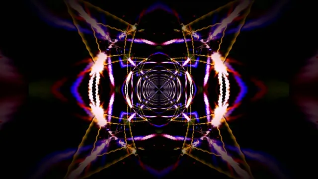 10 Hours 4K UHD 60FPS Neon Tunnel Screensaver PC VJ Loop