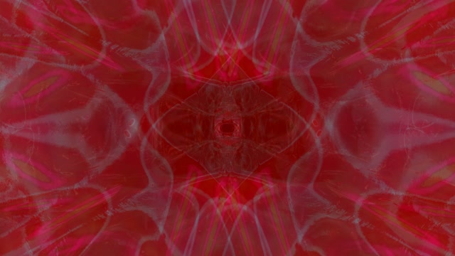 4k uhd 60fps neon tunnel red kaleidoscope vj loop