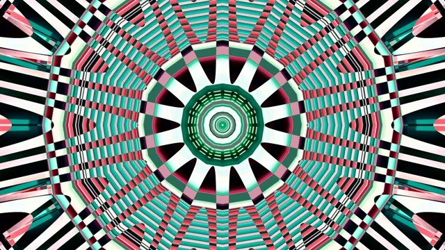 4K UHD 60FPS Neon Tunnel Screensaver VJ Loop - Hypnotic Geometric