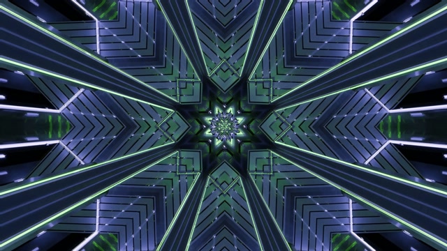 10 Hours 4K UHD 60FPS Neon Tunnel Screensaver - VJ Loop Live Wallpaper