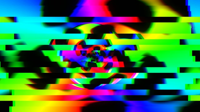 10 hours 4K UHD 60fps Neon Tunnel Screensaver Windows 10 VJ Loop