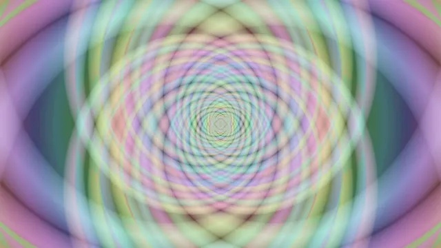 10 hours 4K UHD 60fps Pastel Spiral Kaleidoscope Screensaver VJ Loop