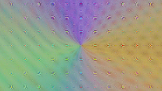 4K UHD 60fps Pulsing Magenta Cyan Gold Concentric Circles Screensaver VJ Loop