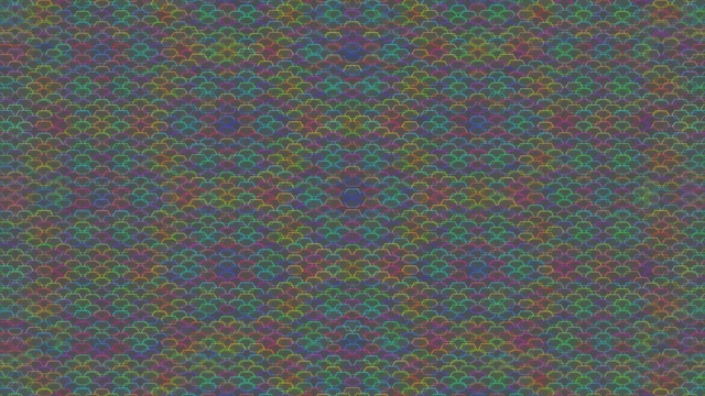 4K UHD 60fps Pulsing Magenta Cyan Hexagon Kaleidoscope Screensaver VJ Loop