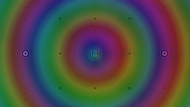 4K UHD 60fps Pulsing Magenta Cyan Kaleidoscope Screensaver VJ Loop