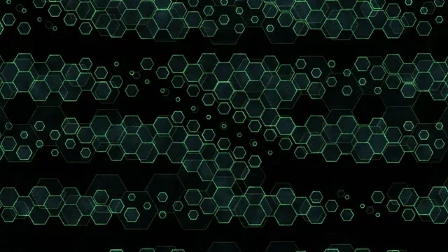 10 hours 4K UHD 60fps Screensaver | Green Neon Hexagon VJ Loop