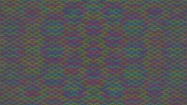 4K UHD 60fps Screensaver | Magenta Cyan Gold Hexagon VJ Loop