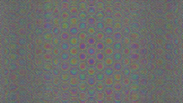 10 hours 4K UHD 60fps Screensaver | Neon Hexagon Kaleidoscope VJ Loop