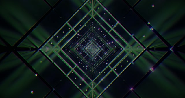 4k uhd 60fps screensaver neon tunnel geometric vortex windows 11