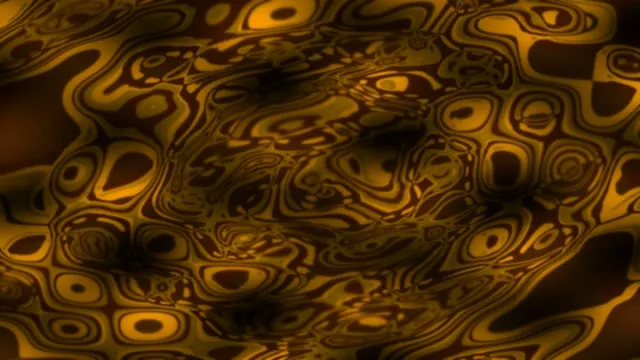 10 hours 4k uhd 60fps screensaver neon tunnel golden kaleidoscope vj loop