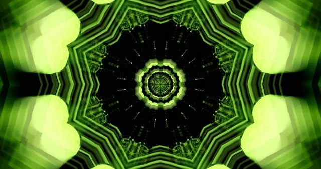 4k uhd 60fps screensaver neon tunnel green vortex vj loop