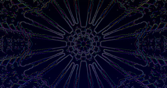4k uhd 60fps screensaver neon tunnel kaleidoscope vj loop